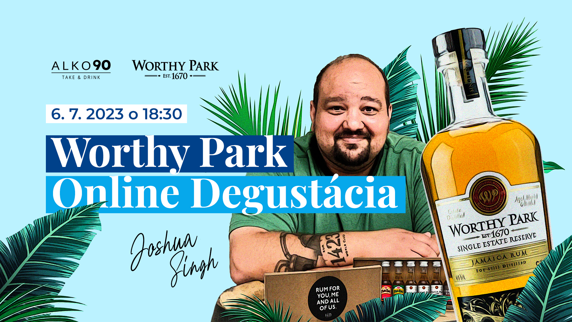 Online degustácia Worthy Park
