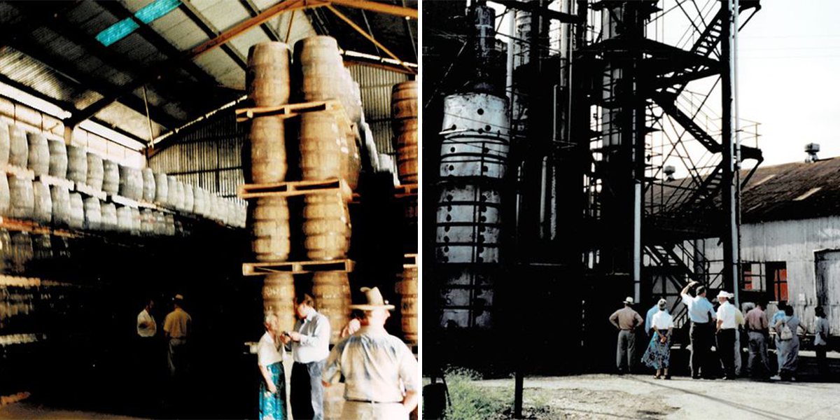 Foto z návštevy destilérie Caroni