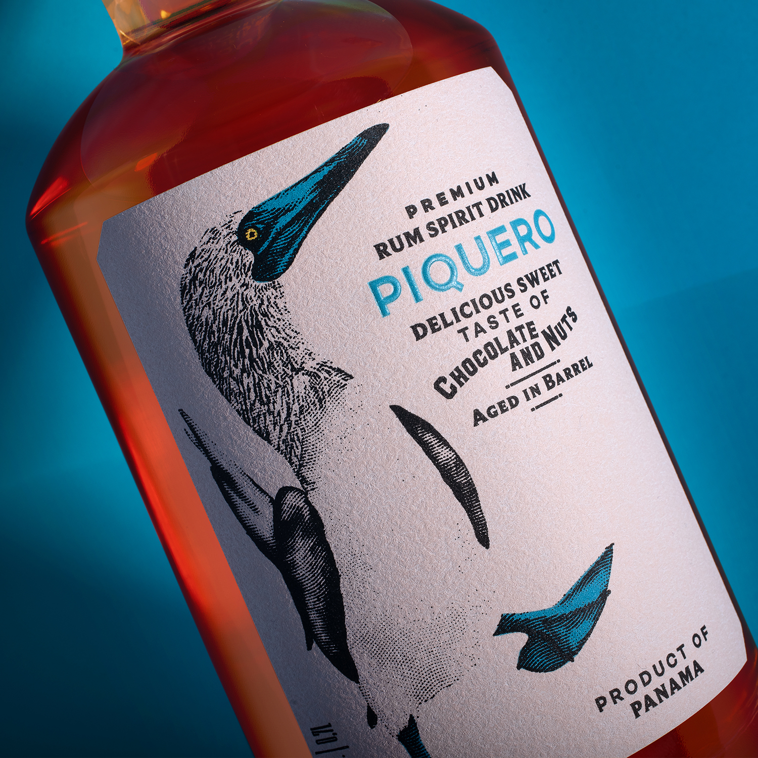 Piquero premium rum spirit drink